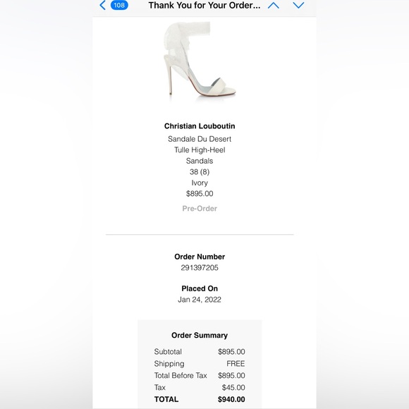 Christian Louboutin Bridal Heels - Picture 3 of 10